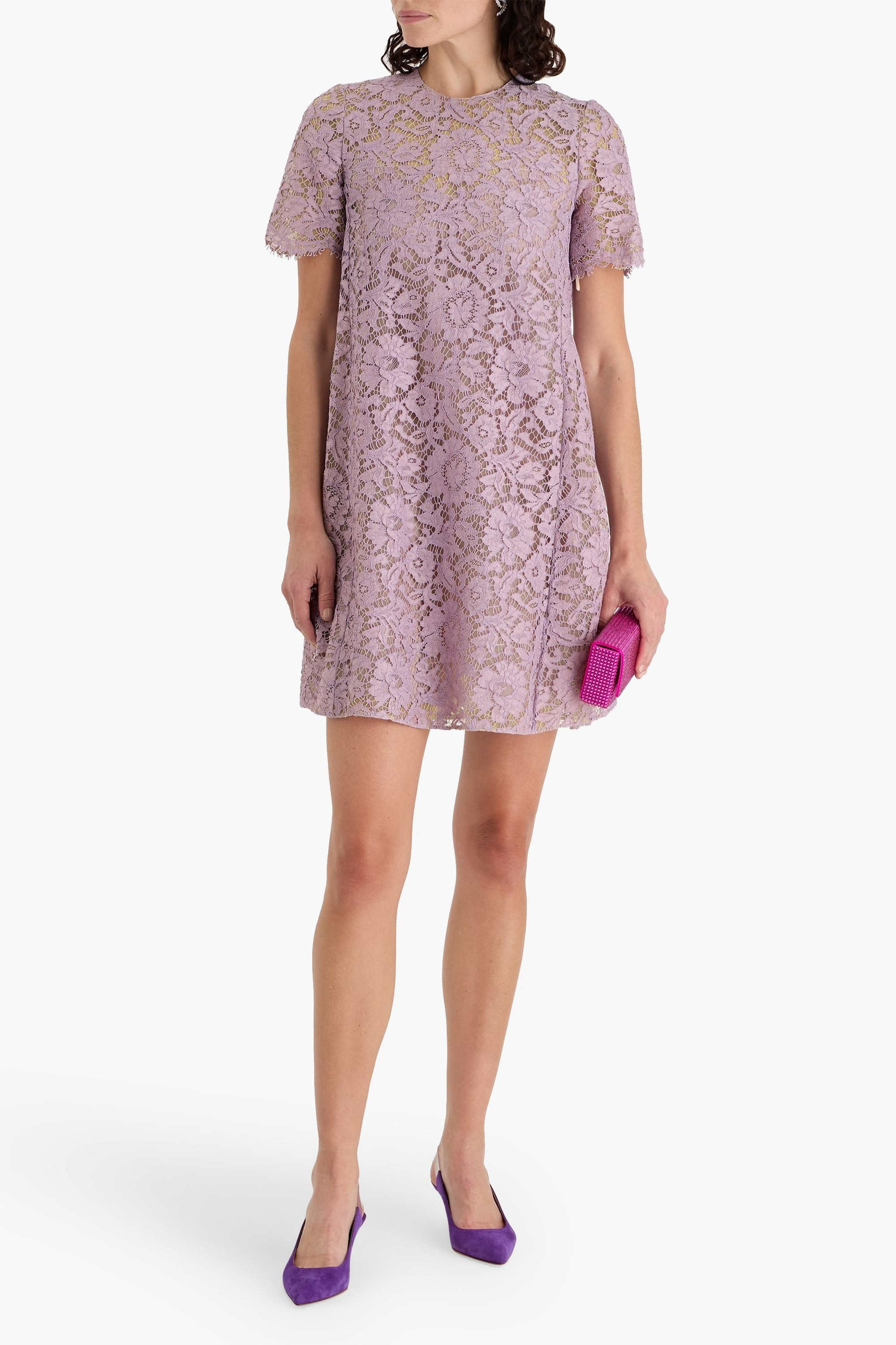 Valentino Garavani Corded lace mini dress