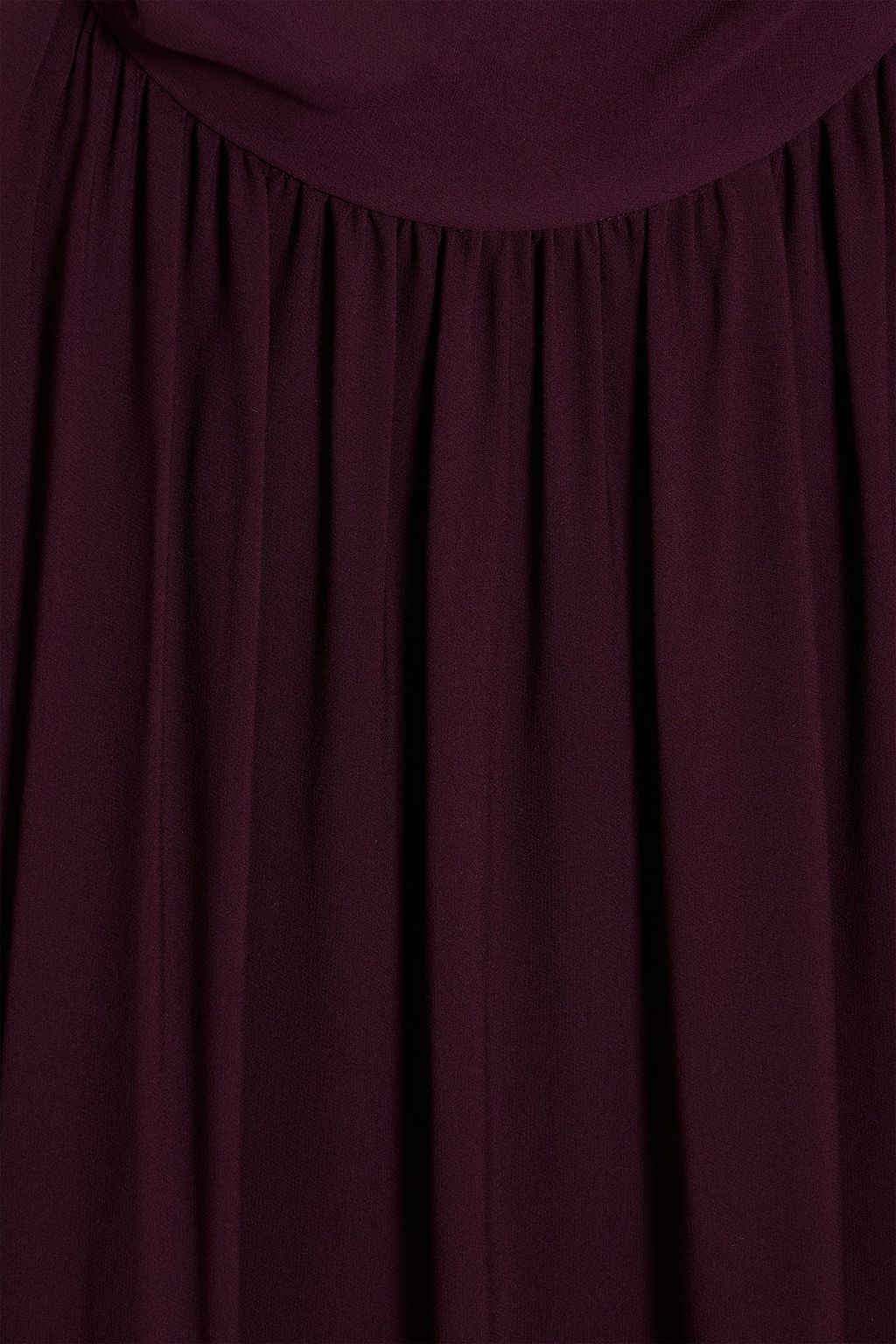 VALENTINO GARAVANI Tie-detailed crepe maxi dress