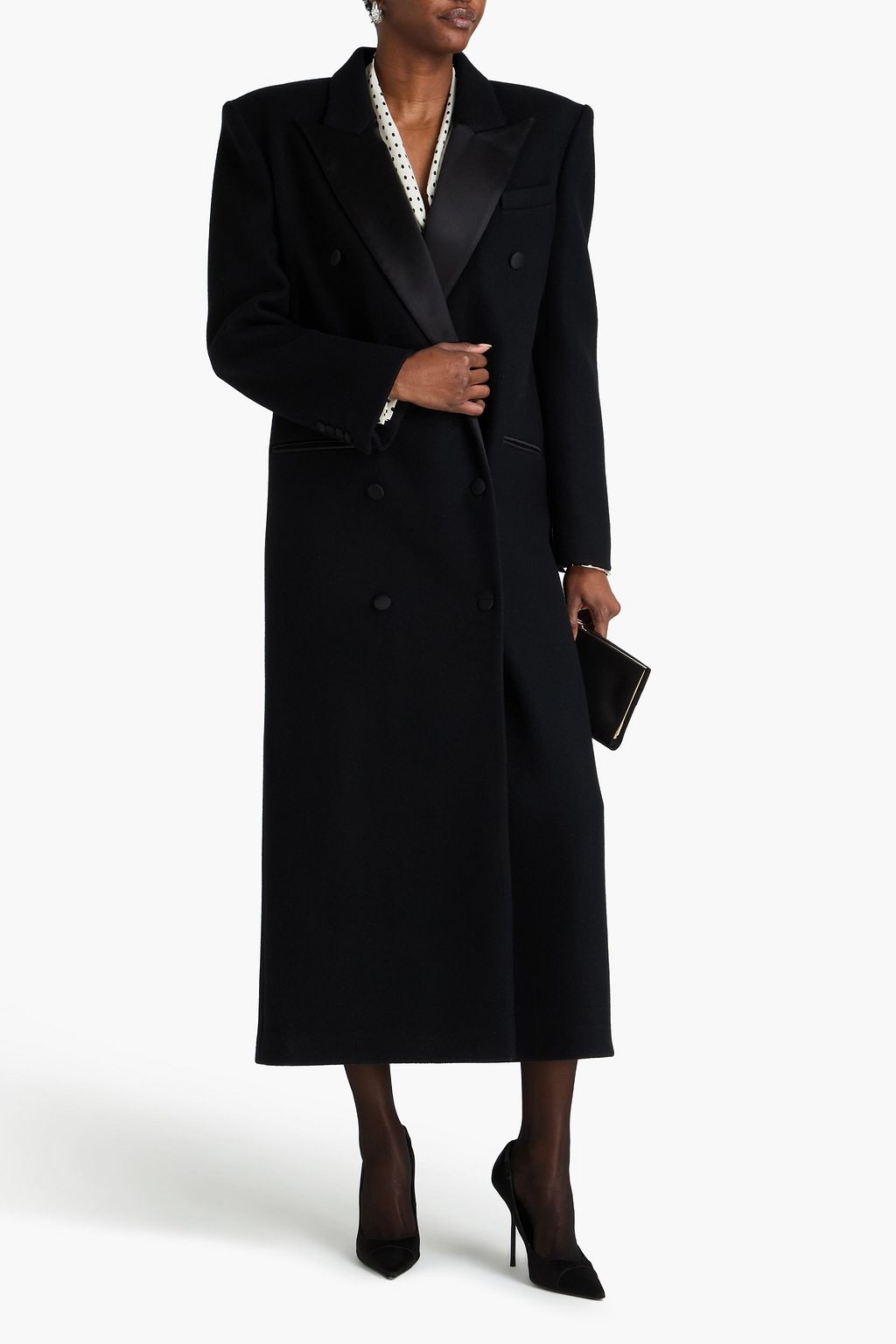 MAGDA BUTRYM Double-breasted wool-blend felt coat