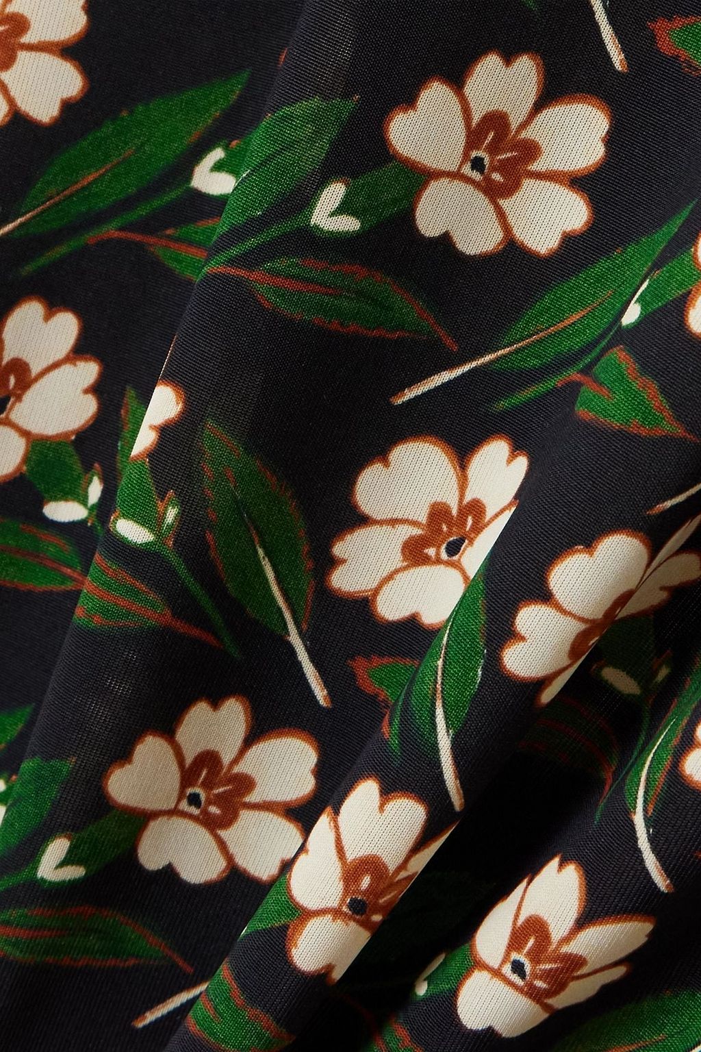 LA DOUBLEJ Alba floral-print stretch-jersey maxi dress