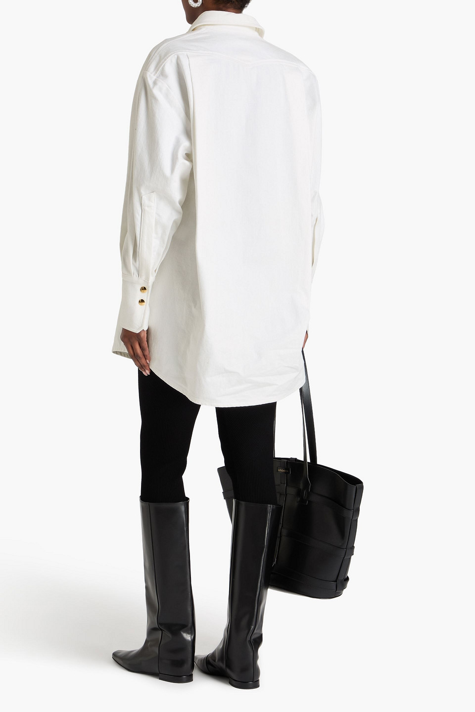  Patou - Denim Shirt - White - S 