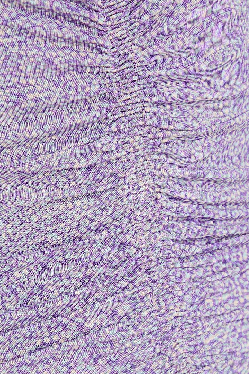 ISABEL MARANT جيرسي متوسط الطول "جيني" من الجيرسي المرن المطبع برسومات