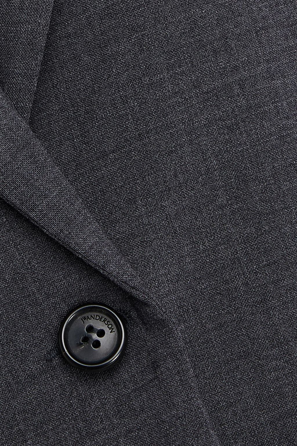 JW ANDERSON Cropped wool-blend crepe blazer