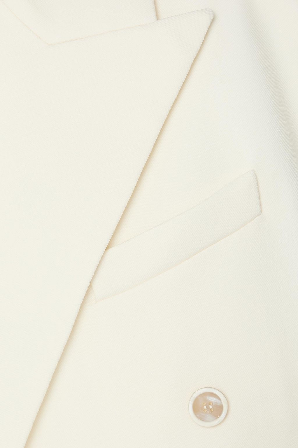 WARDROBE.NYC Double-breasted grain de poudre wool coat