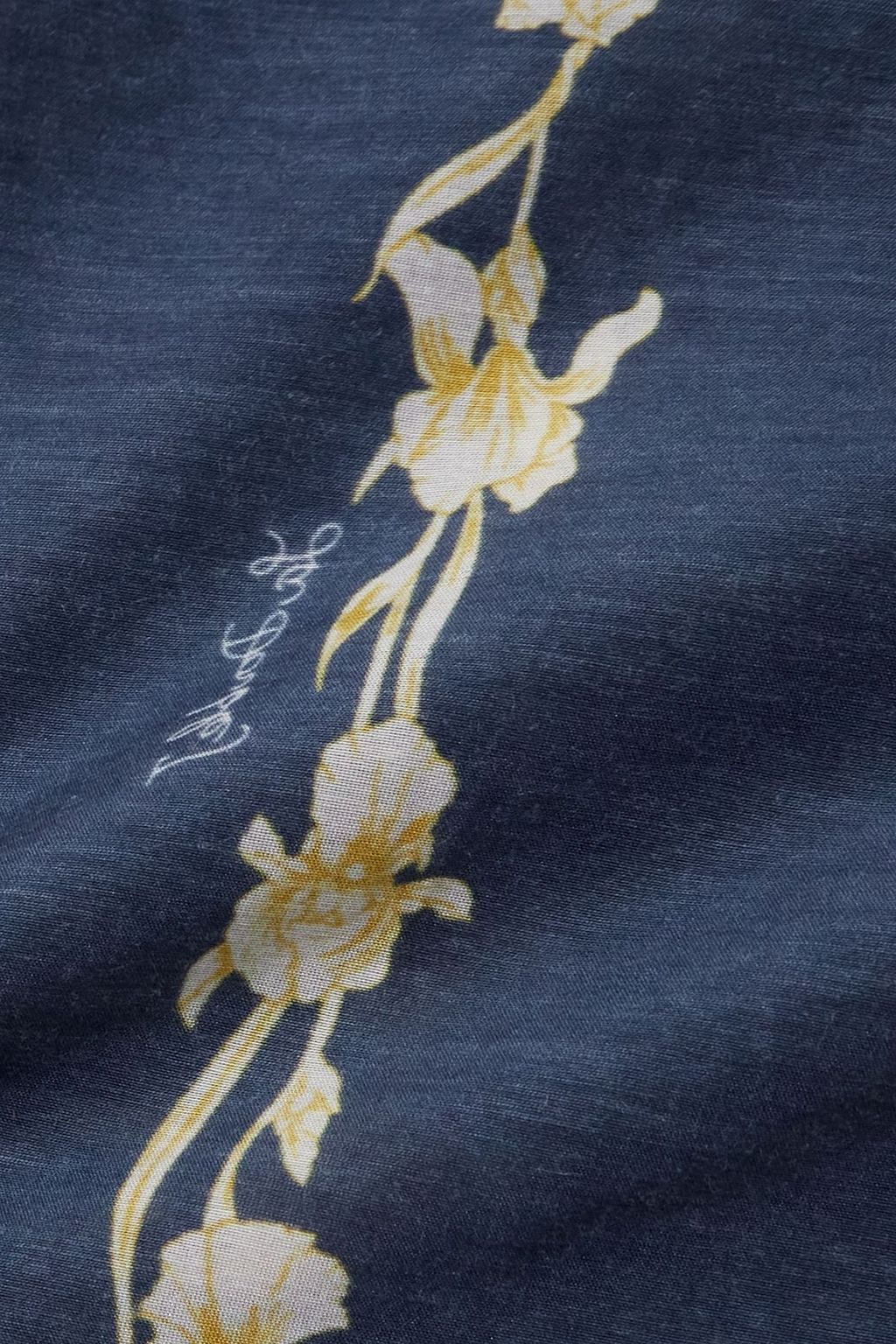 LA DOUBLEJ باريو من فوال ومزيج حرير والقطن بطبعات