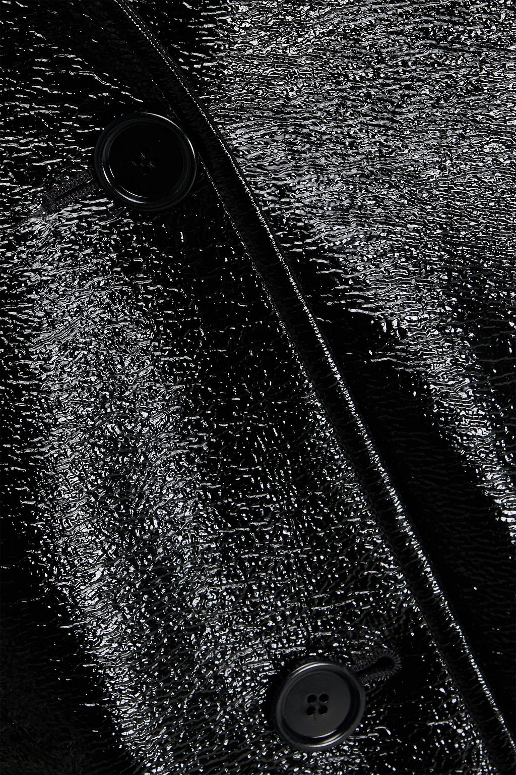 COURRÈGES Cotton-blend vinyl coat