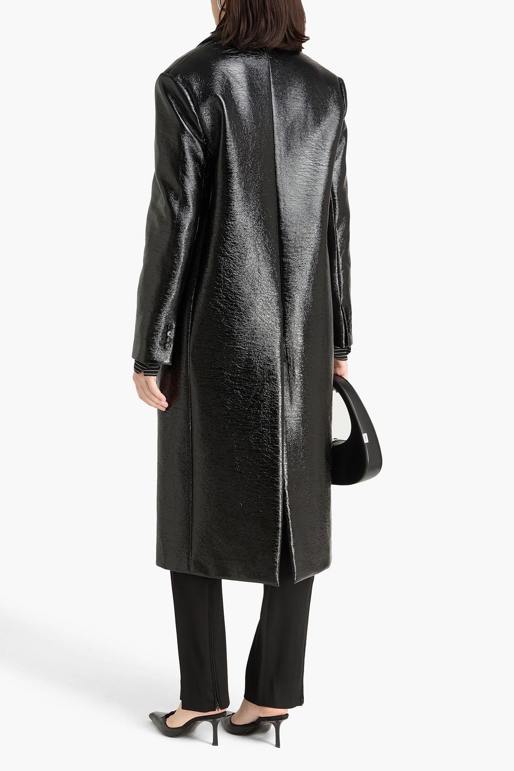 COURRÈGES Cotton-blend vinyl coat