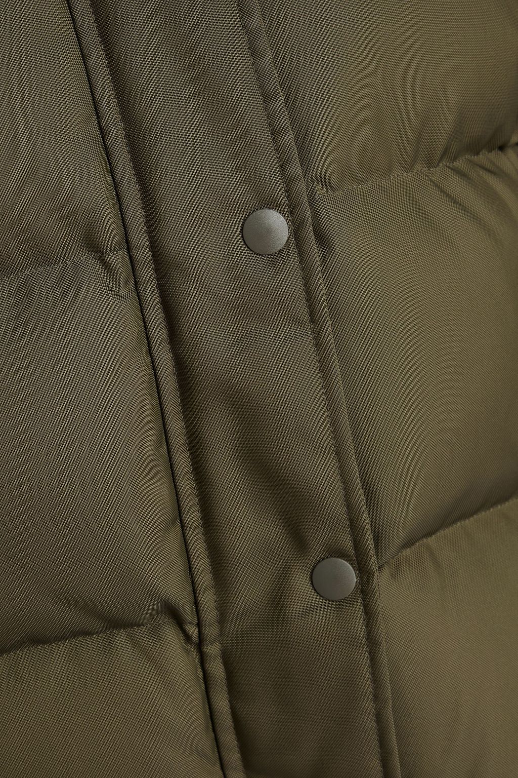 WARDROBE.NYC Quilted shell hooded down jacket