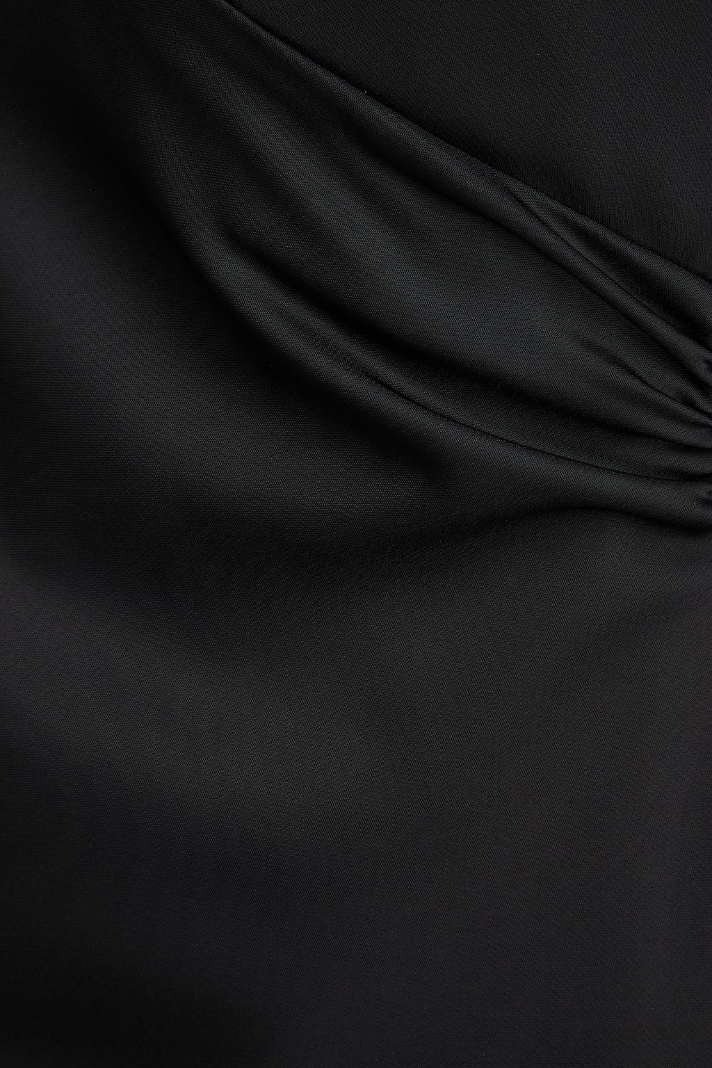 THE ATTICO Melva asymmetric cutout satin gown