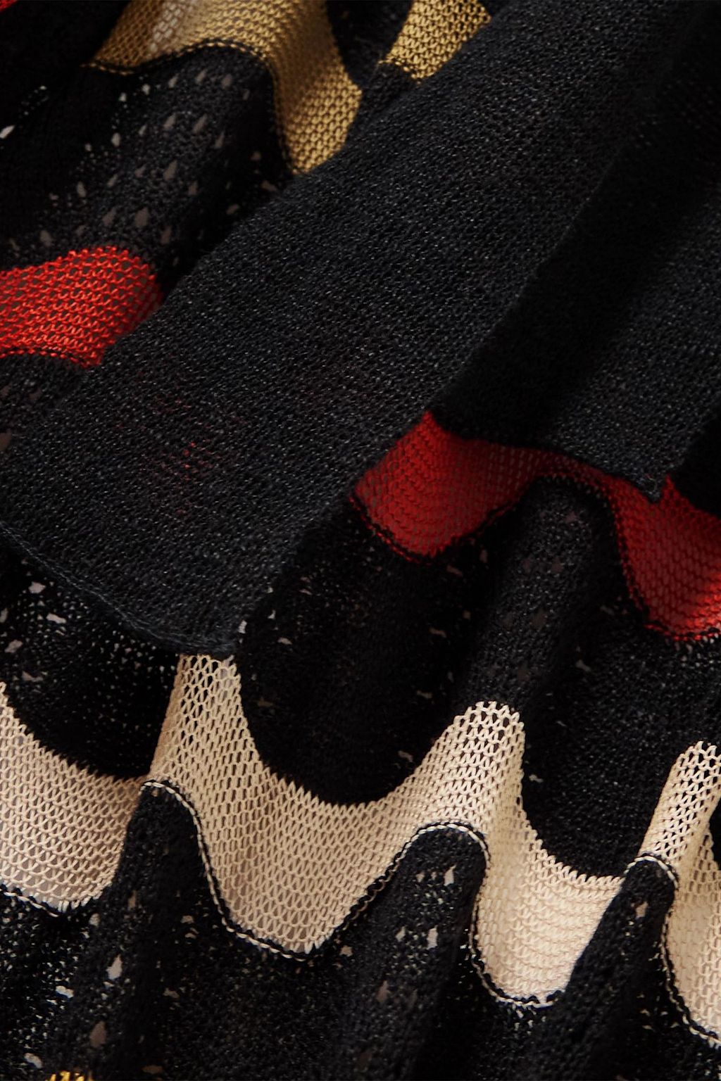 LA DOUBLEJ Zephyr belted striped linen-blend midi wrap dress