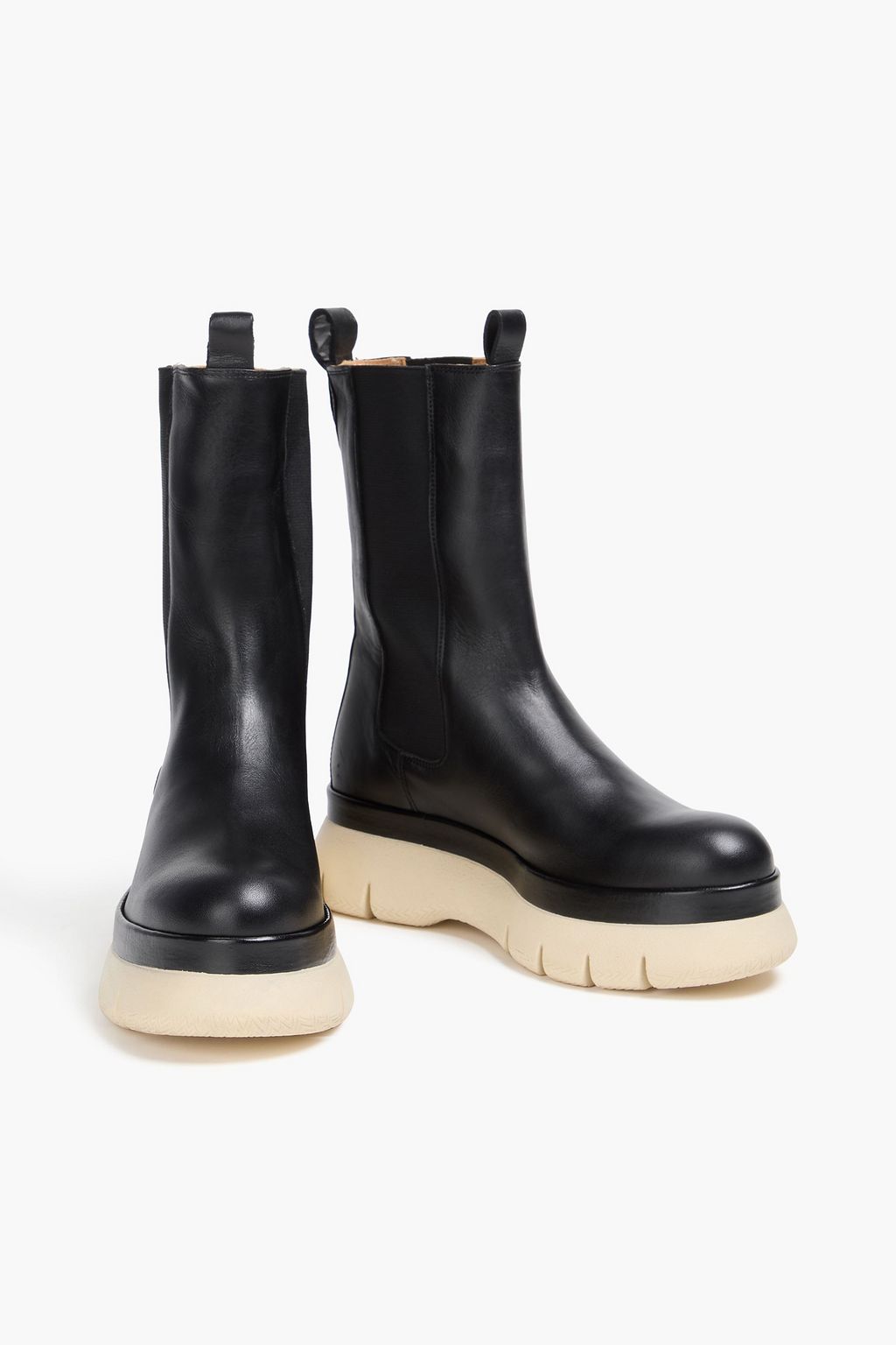 ISABEL MARANT Mecile leather platform Chelsea boots