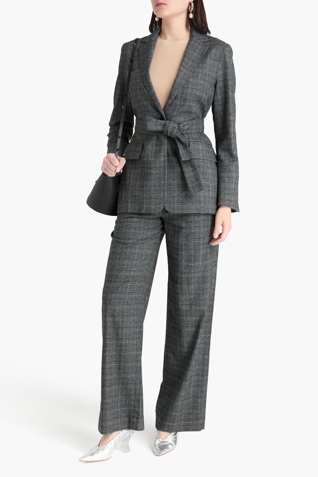 PROENZA SCHOULER PSWL Checked tweed blazer