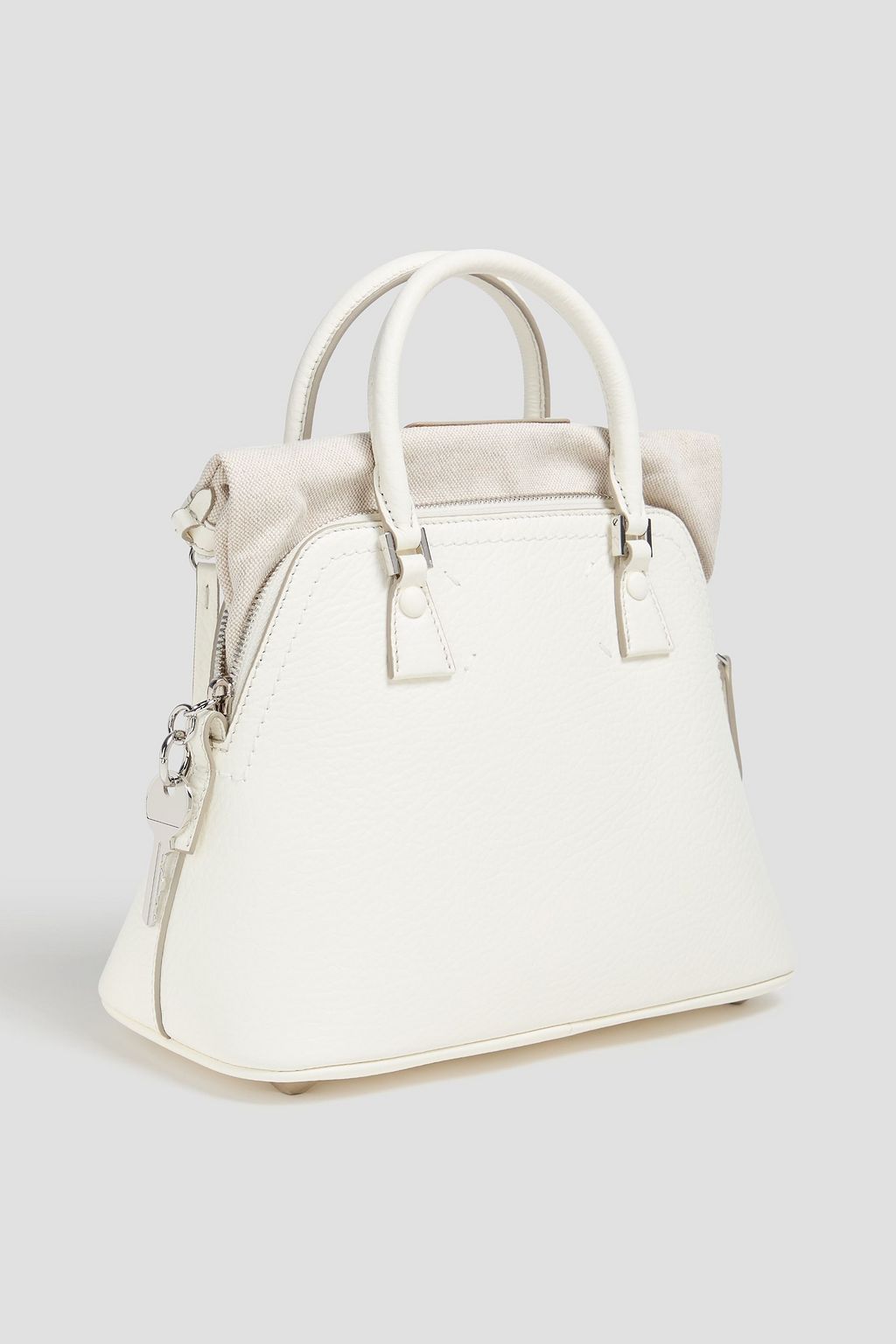 MAISON MARGIELA Leather and canvas tote