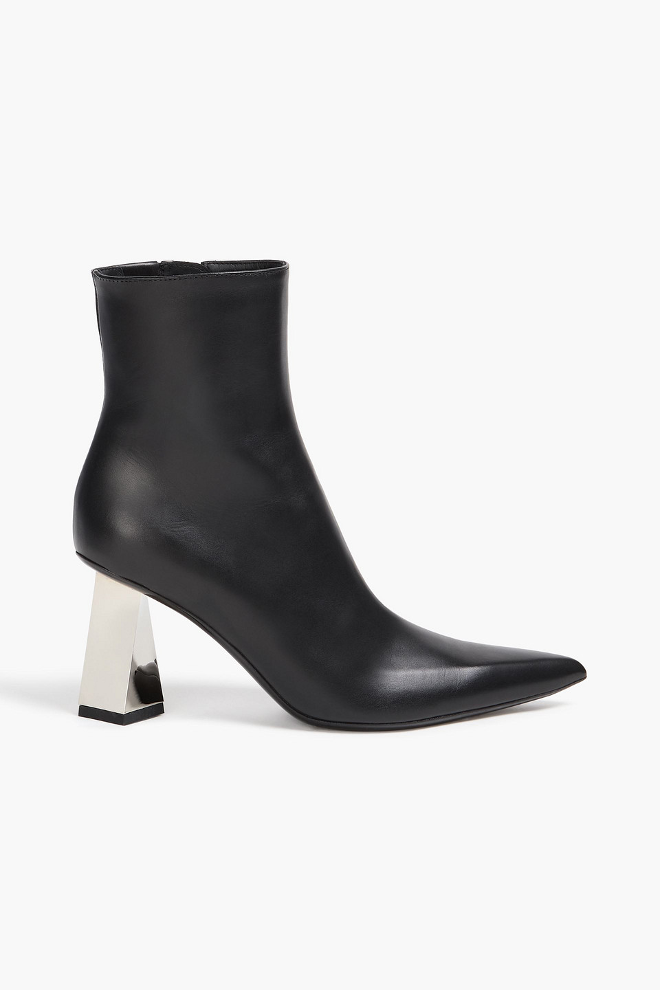 Peter Do Leather Ankle Boots In Black