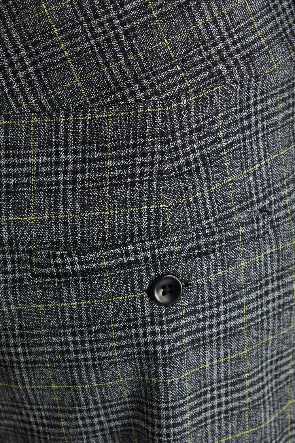 PROENZA SCHOULER PSWL بنطال بأرجل واسعة من التويد بنقشة مربّعات