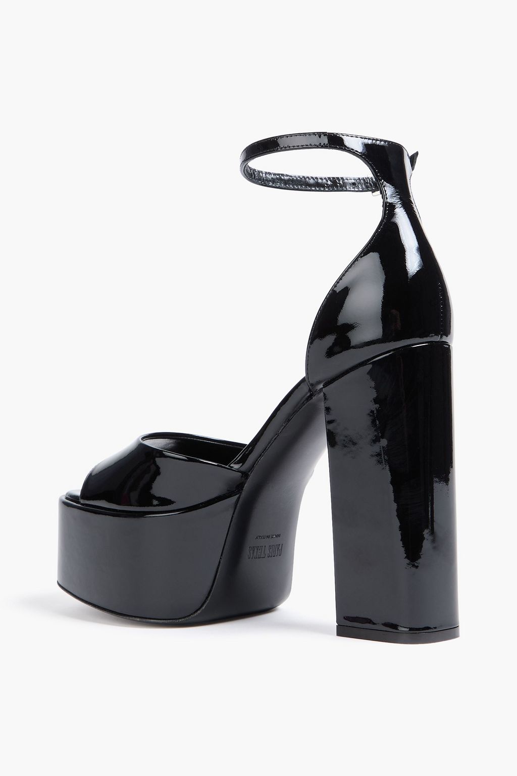 PARIS TEXAS Patent-leather platform sandals