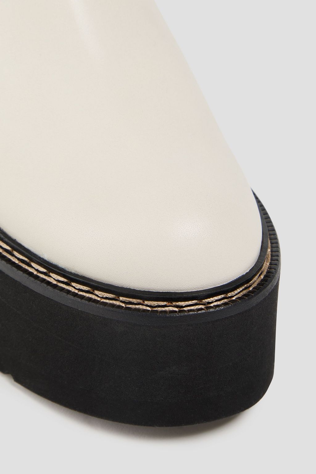 PARIS TEXAS Leather platform Chelsea boots