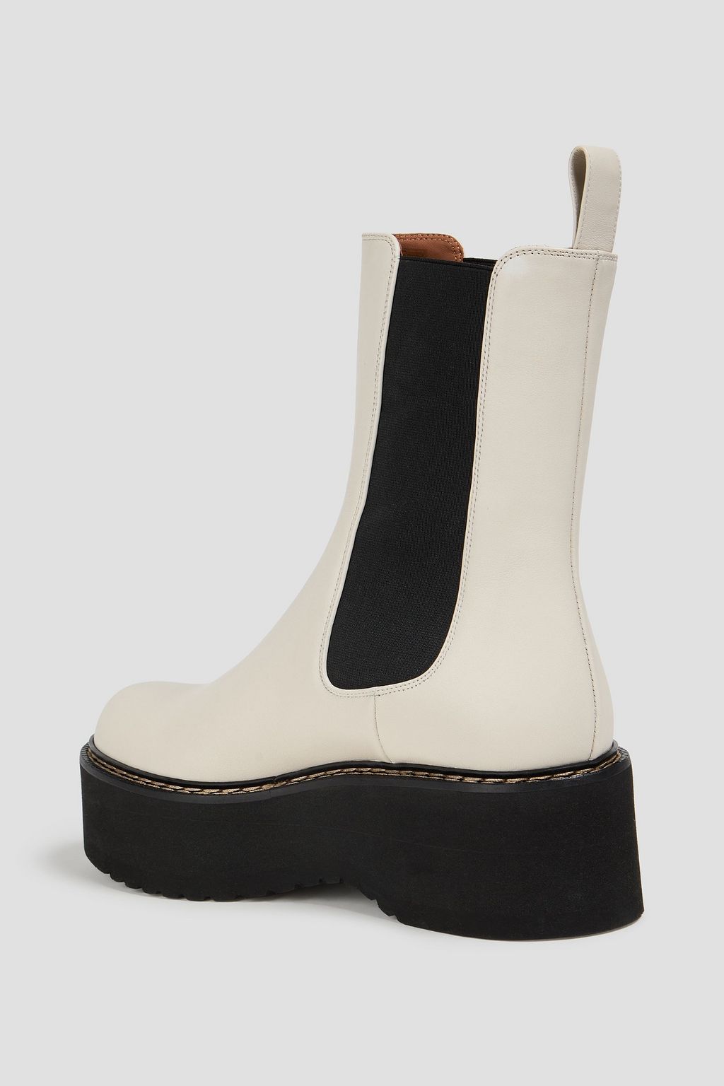 PARIS TEXAS Leather platform Chelsea boots
