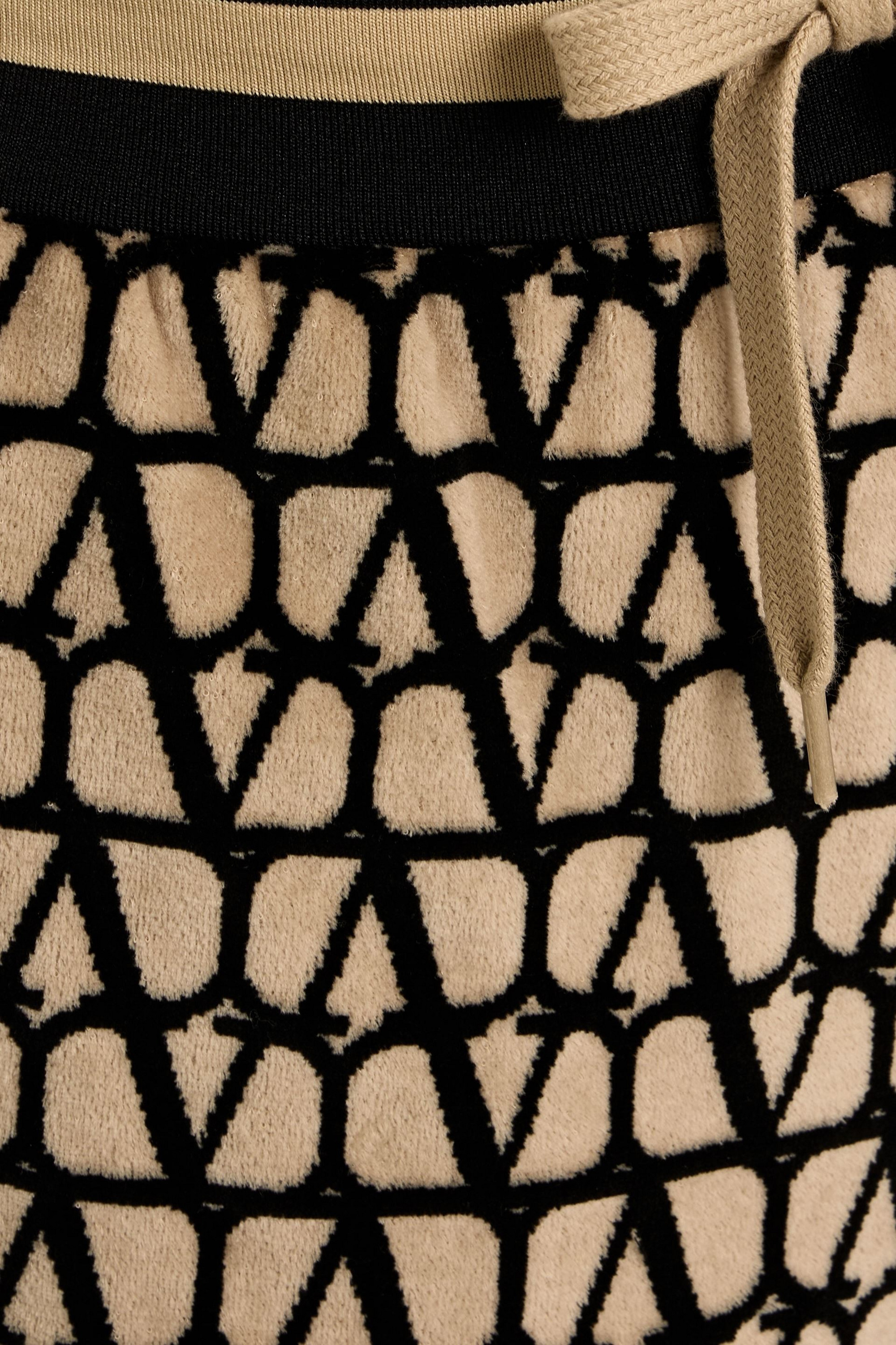 Valentino Garavani Logo-print cotton-terry shorts