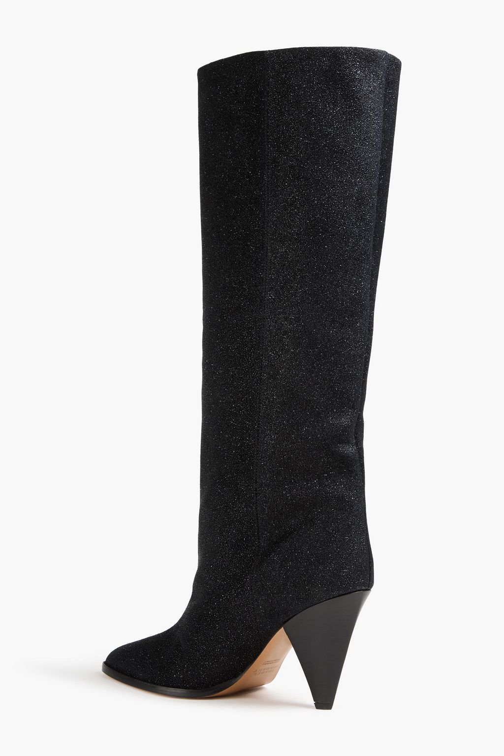 ISABEL MARANT Glittered suede boots