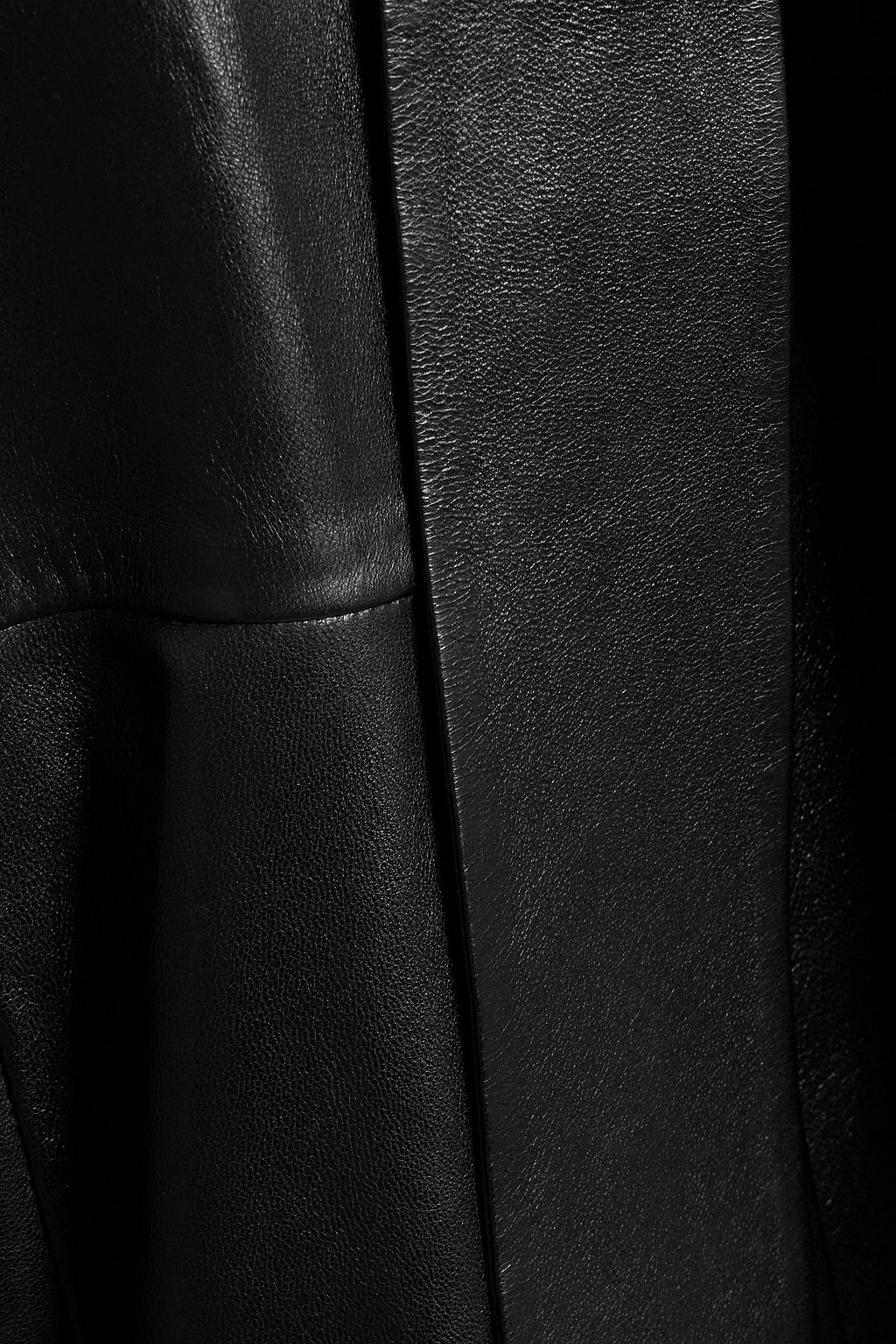 VALENTINO GARAVANI Pleated leather cape