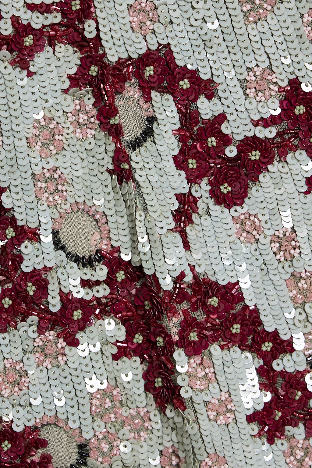 VALENTINO GARAVANI Embellished silk-chiffon mini dress