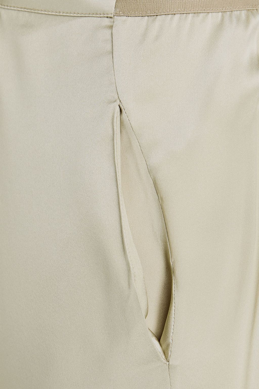 CHRISTOPHER ESBER Silk-charmeuse wide-leg pants