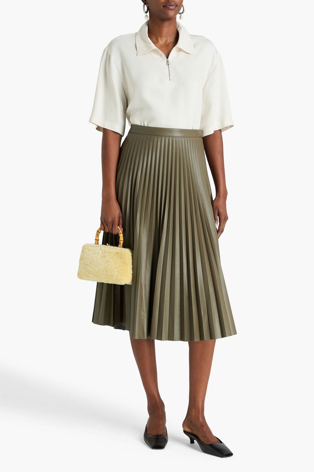 PROENZA SCHOULER PSWL Pleated midi skirt