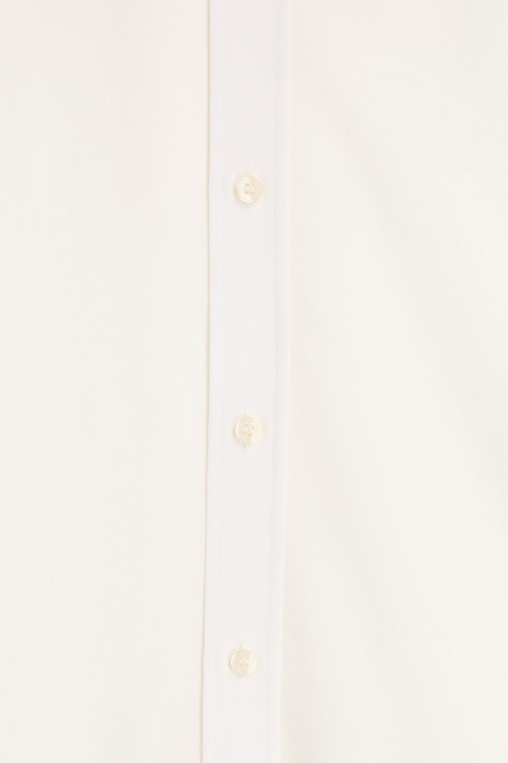 WARDROBE.NYC Pussy-bow silk crepe de chine maxi shirt dress