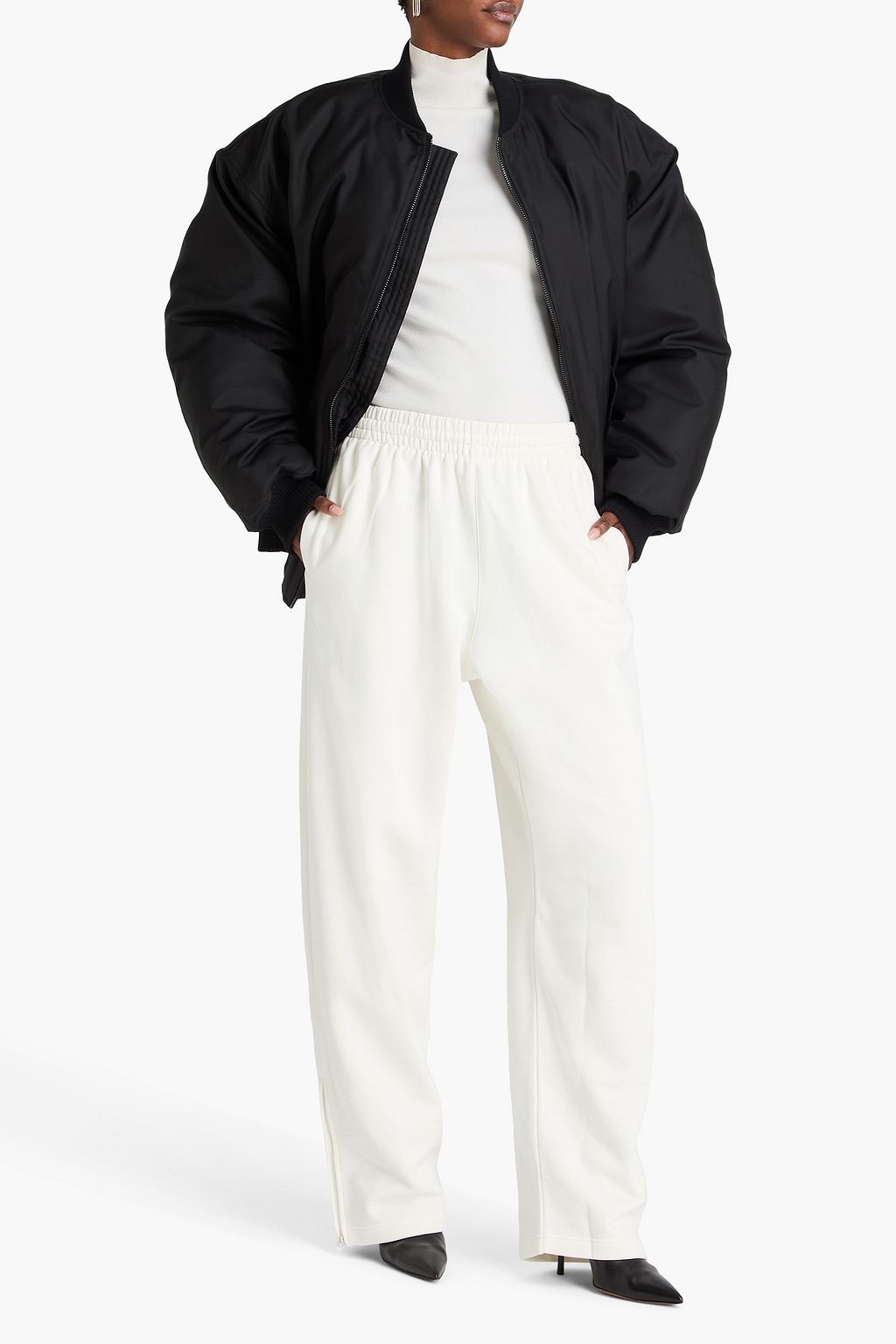 WARDROBE.NYC French cotton-terry track pants