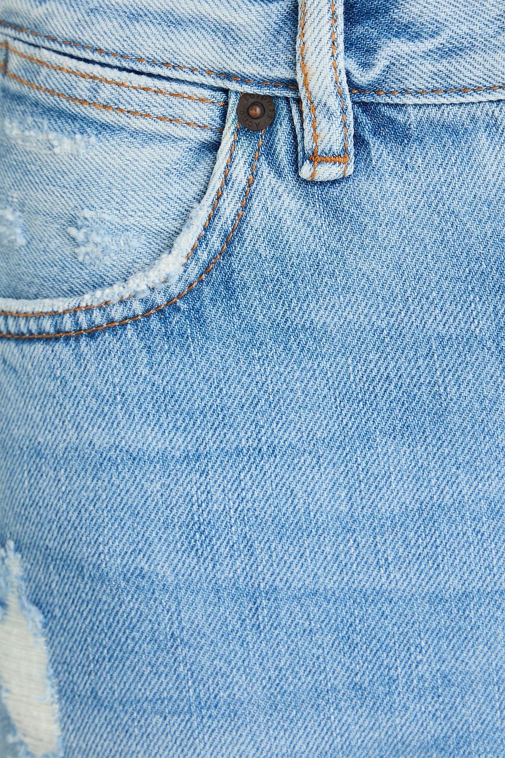 ACNE STUDIOS تنورة طويلة من الجينز بتصميم ممزق