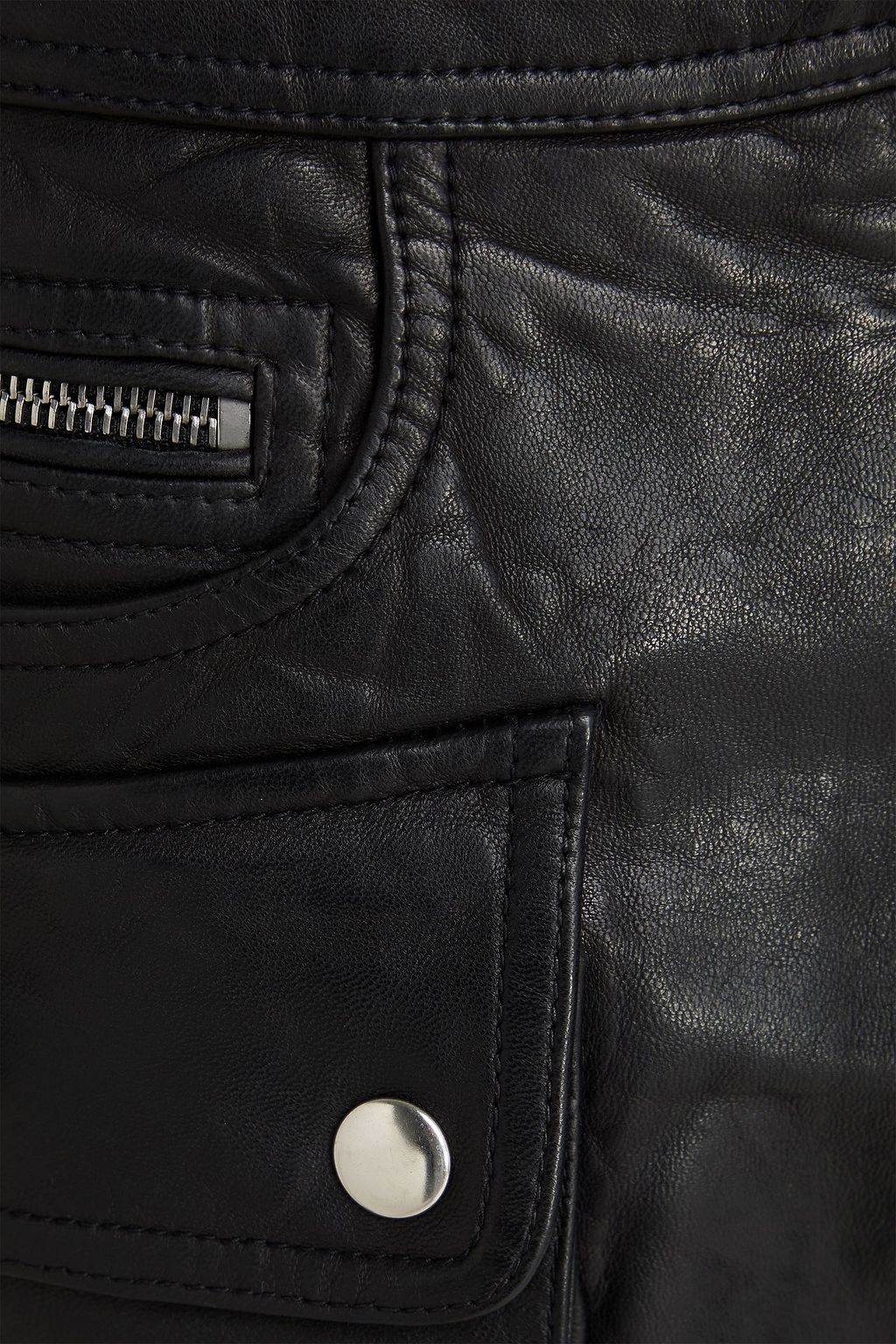 ISABEL MARANT شورت من الجلد