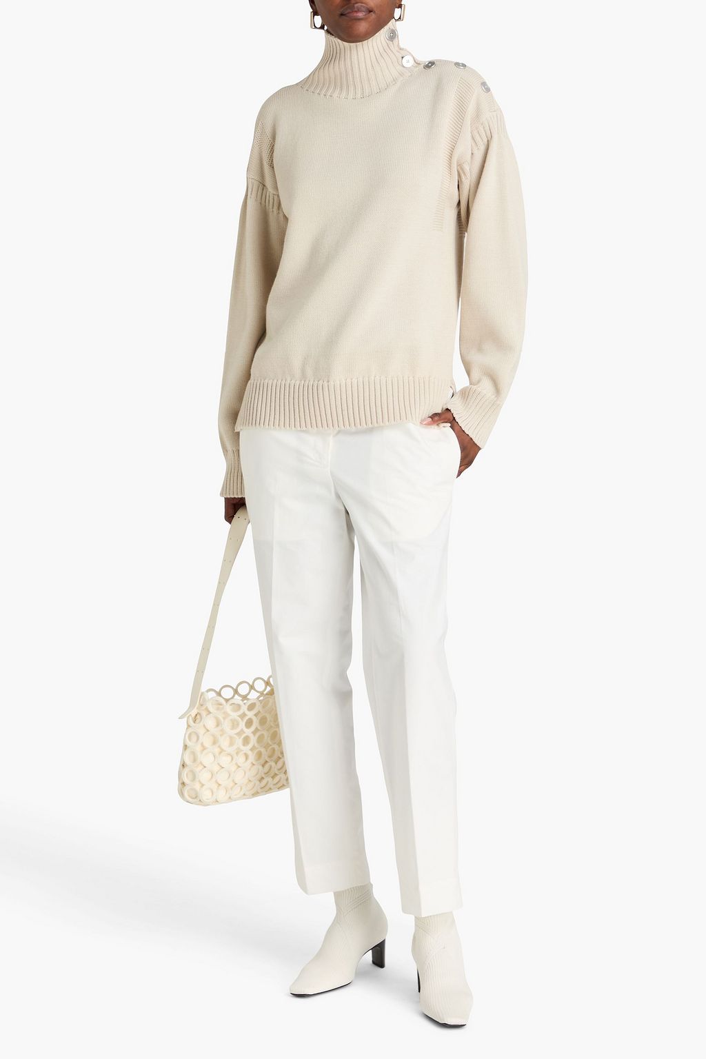 JIL SANDER+ Wool turtleneck sweater