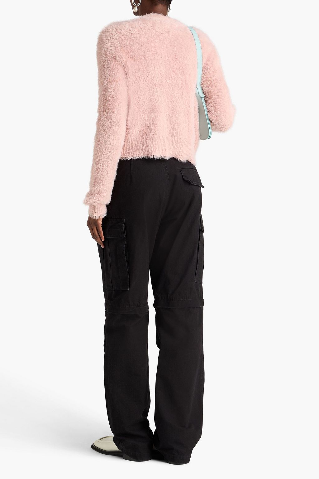 ACNE STUDIOS كارديغان من نسيج محبوك ممشّط