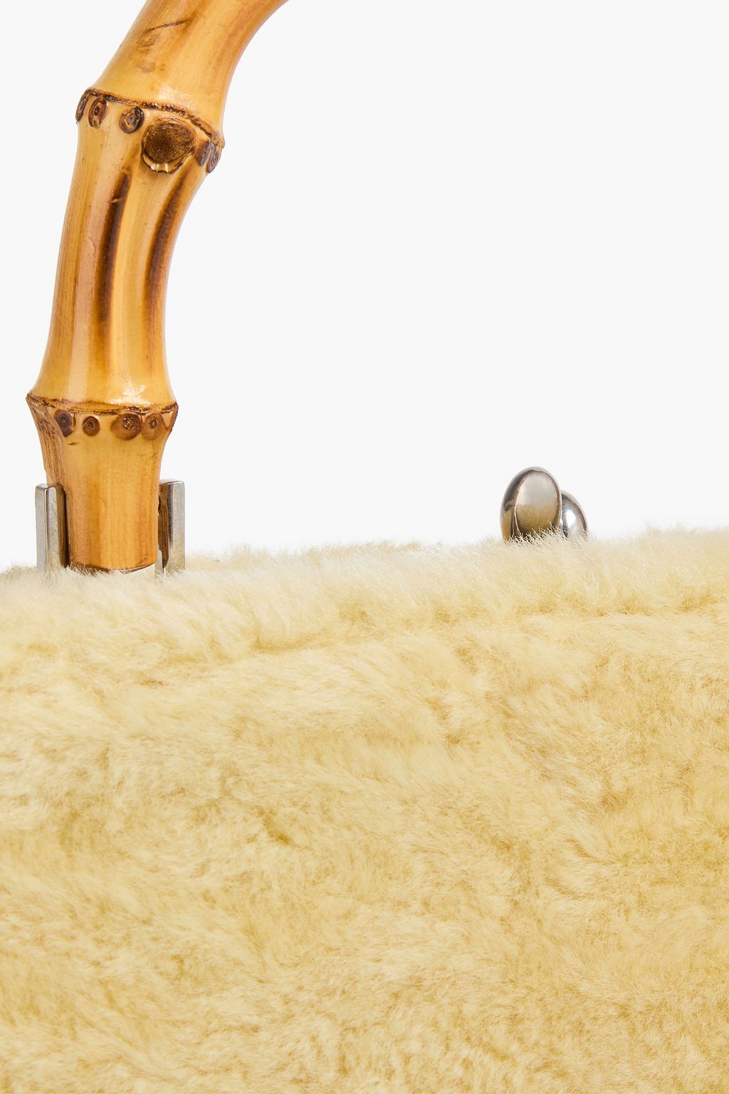 JIL SANDER Goji shearling tote