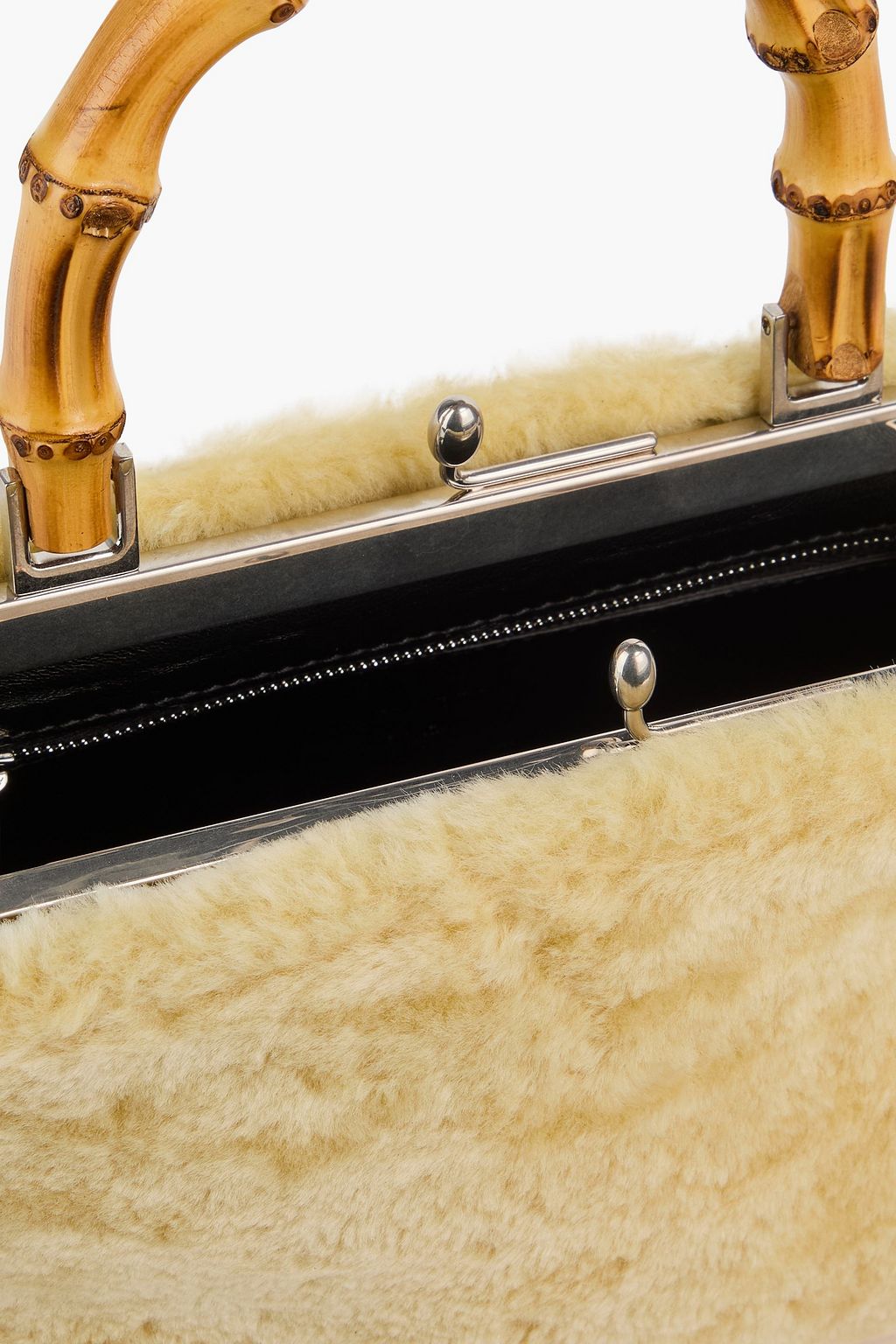 JIL SANDER Goji shearling tote