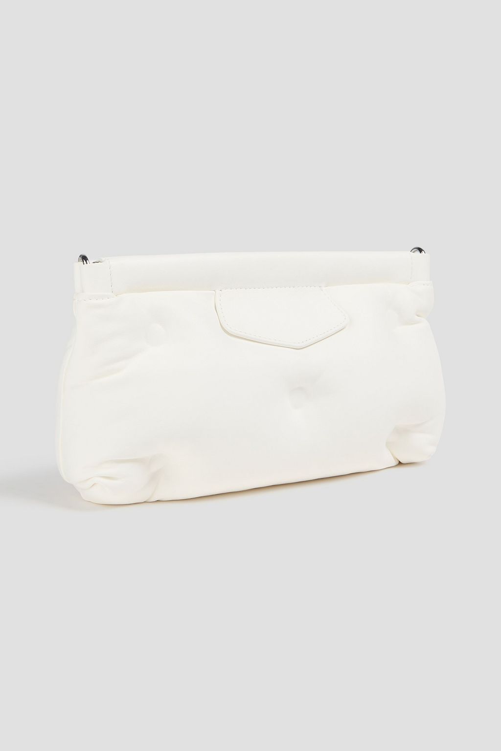 MAISON MARGIELA حقيبة كلاتش من الجلد بتصميم مبطّن