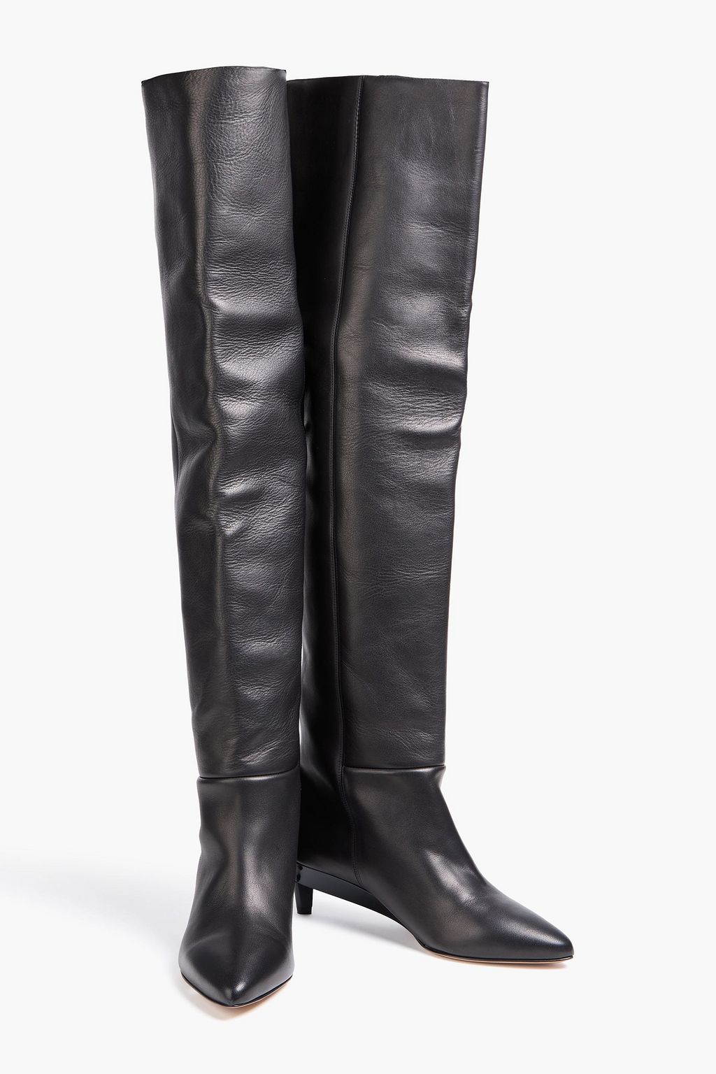 ISABEL MARANT Leather thigh boots