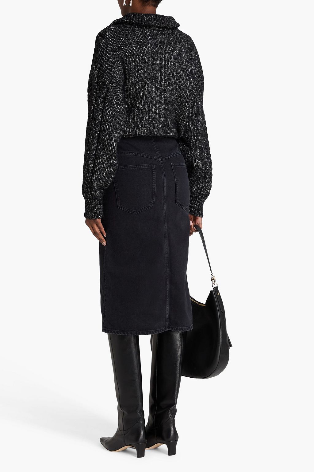 ISABEL MARANT Dipoma denim midi skirt