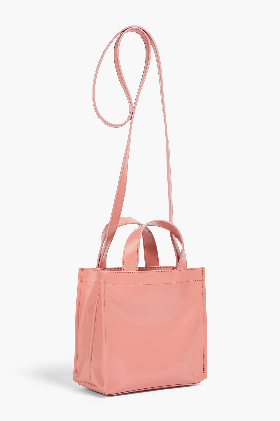 Acne Studios Embossed Tote In Pink