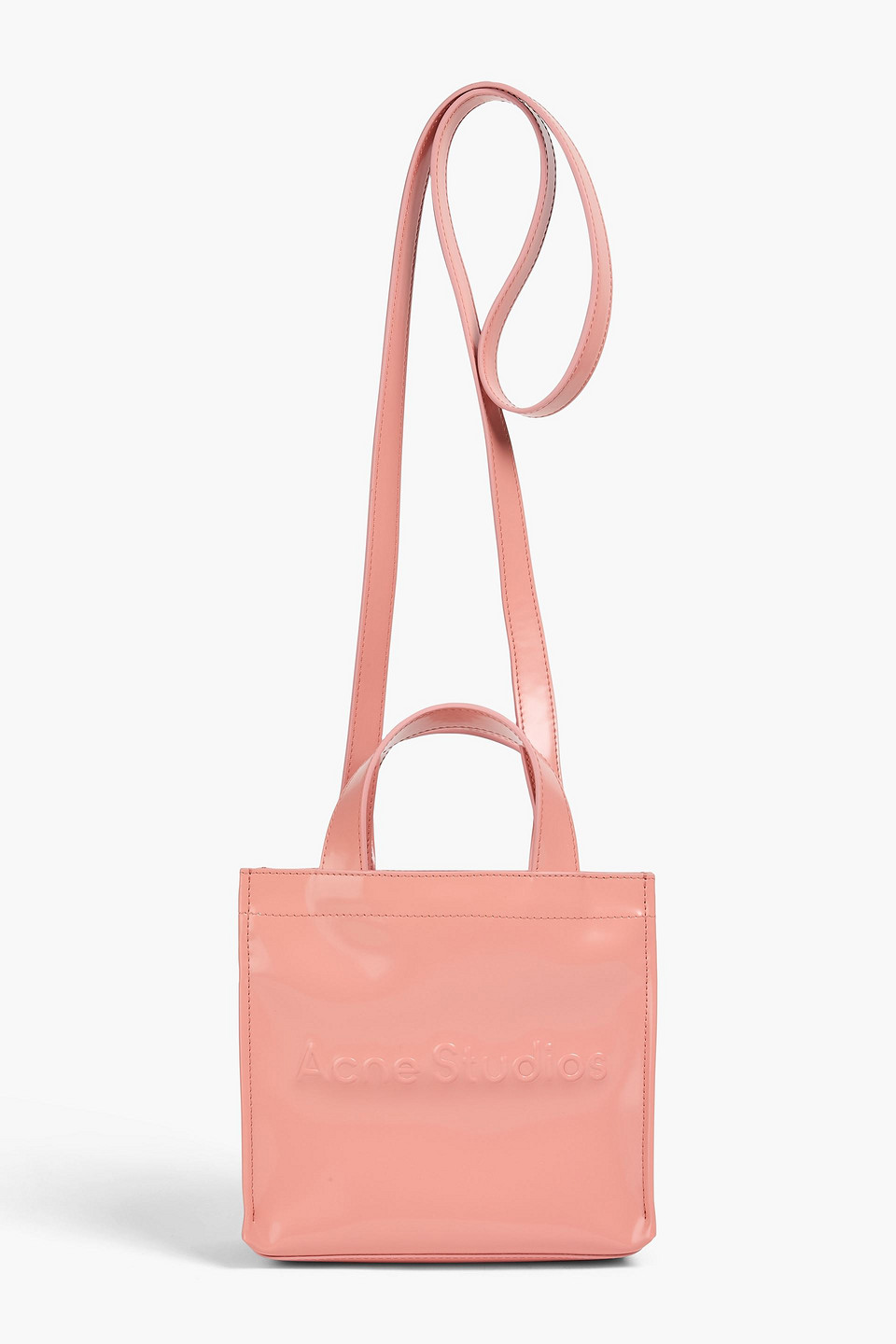 Acne Studios Embossed Tote In Pink