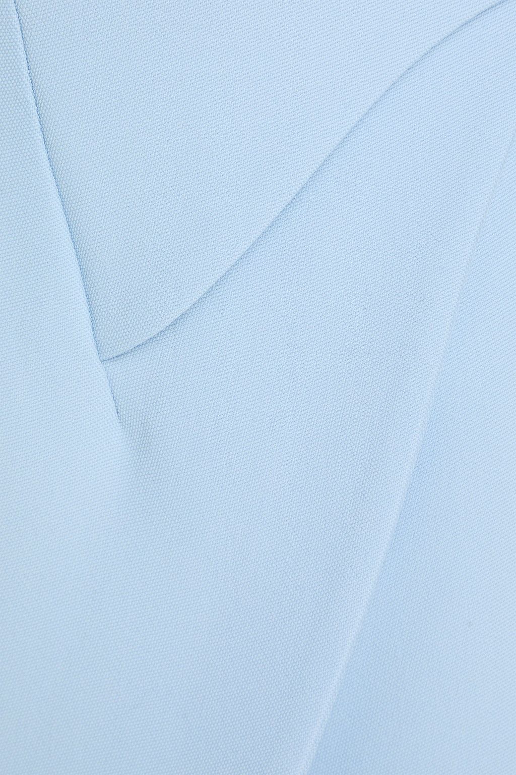 WARDROBE.NYC Grain de poudre wool mini wrap skirt