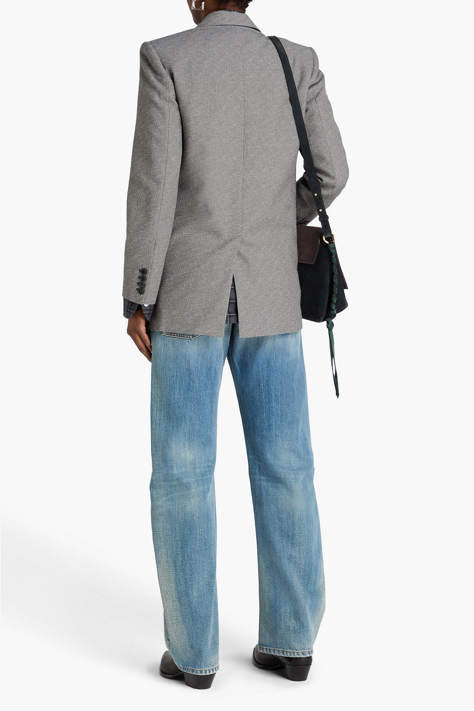  Isabel Marant - Doppelreihiger Blazer „nevim“ Aus Tweed - Grau - Fr 36 