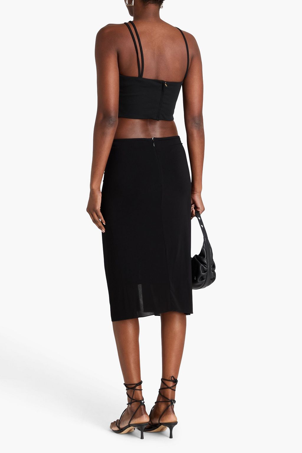 ISABEL MARANT Joella ruched stretch-jersey skirt