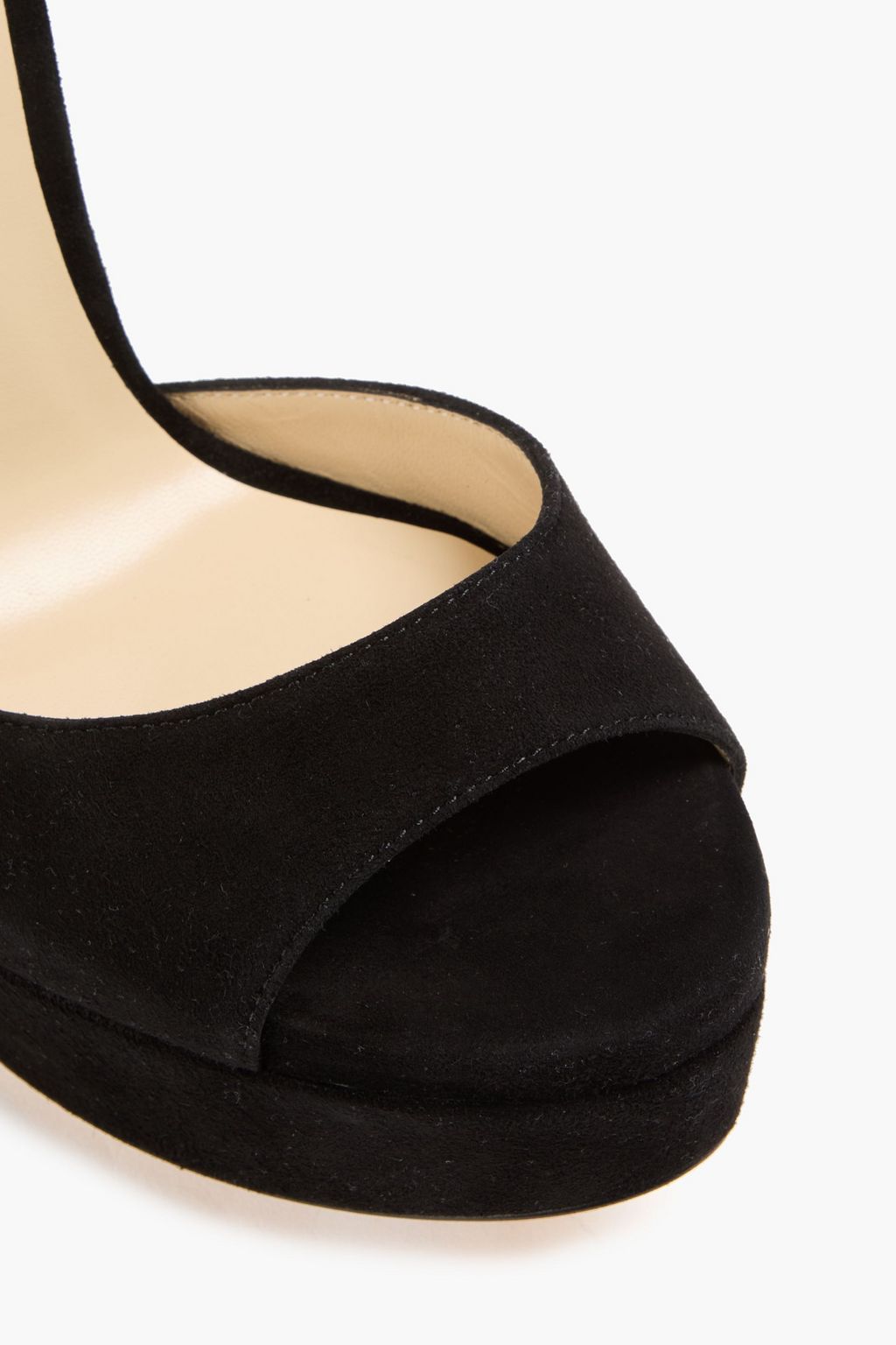JIMMY CHOO Max 150 suede platform sandals