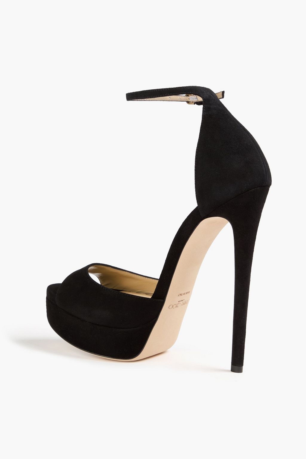 JIMMY CHOO Max 150 suede platform sandals