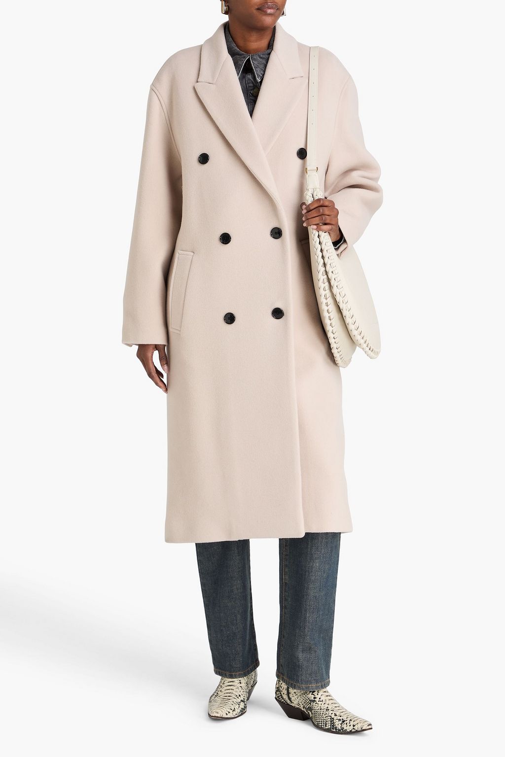 ISABEL MARANT Theodore double-breasted wool-blend felt coat