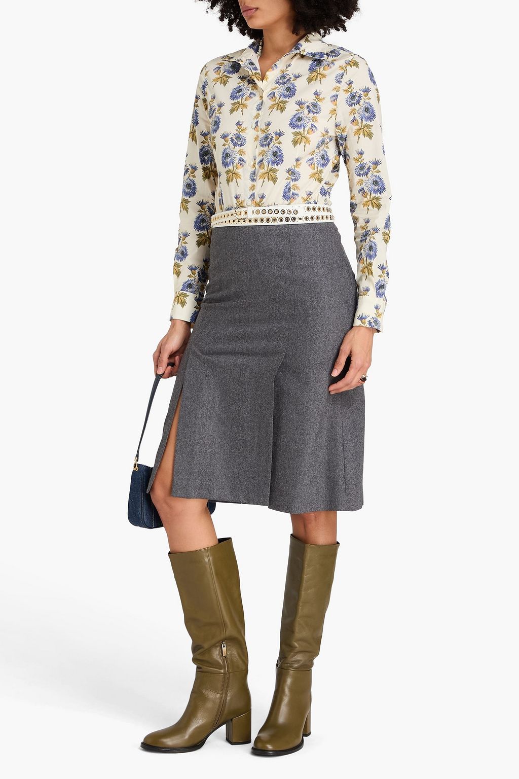 ETRO Hemd aus Popeline aus Stretch-Baumwolle mit floralem Print