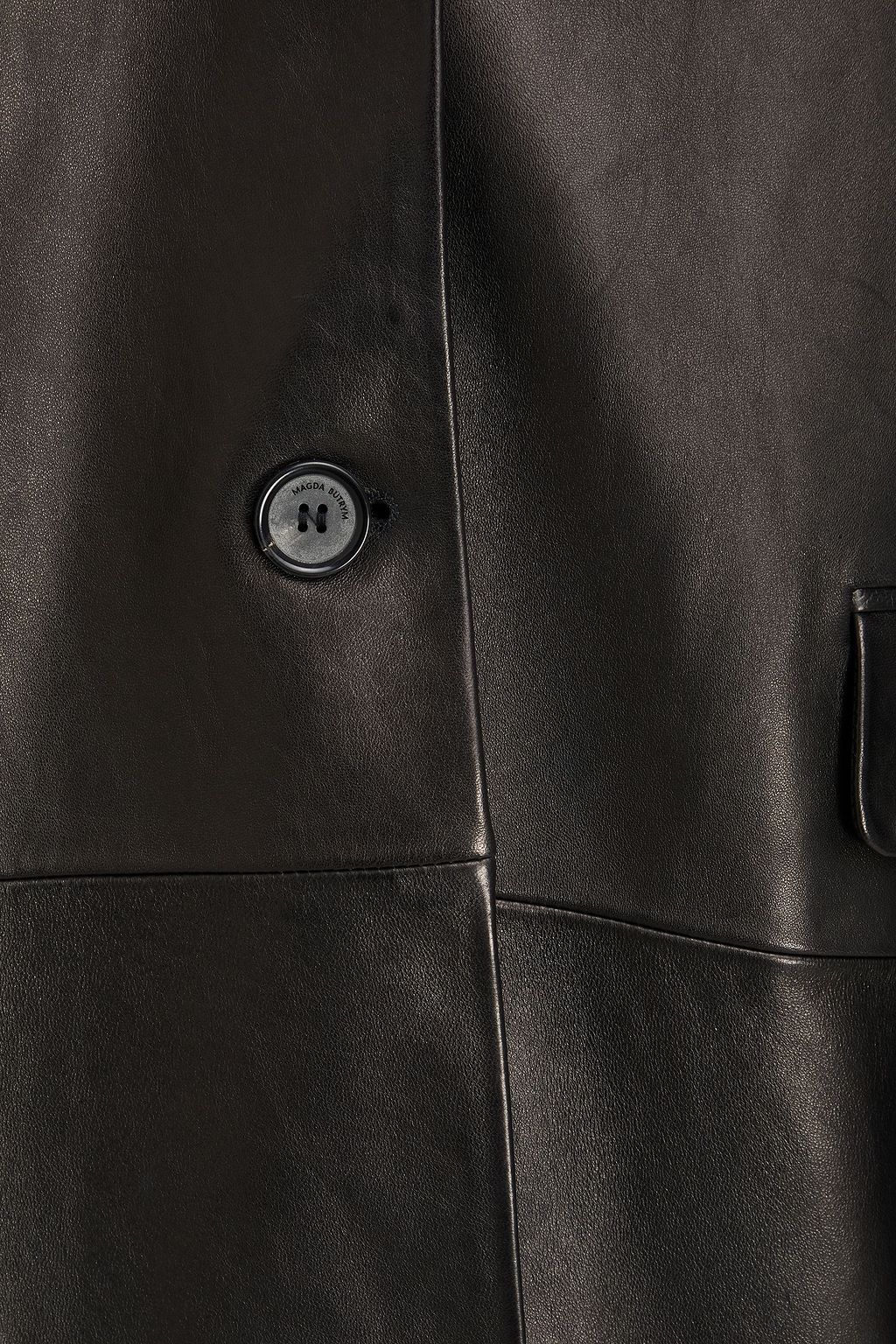 MAGDA BUTRYM Oversized leather coat