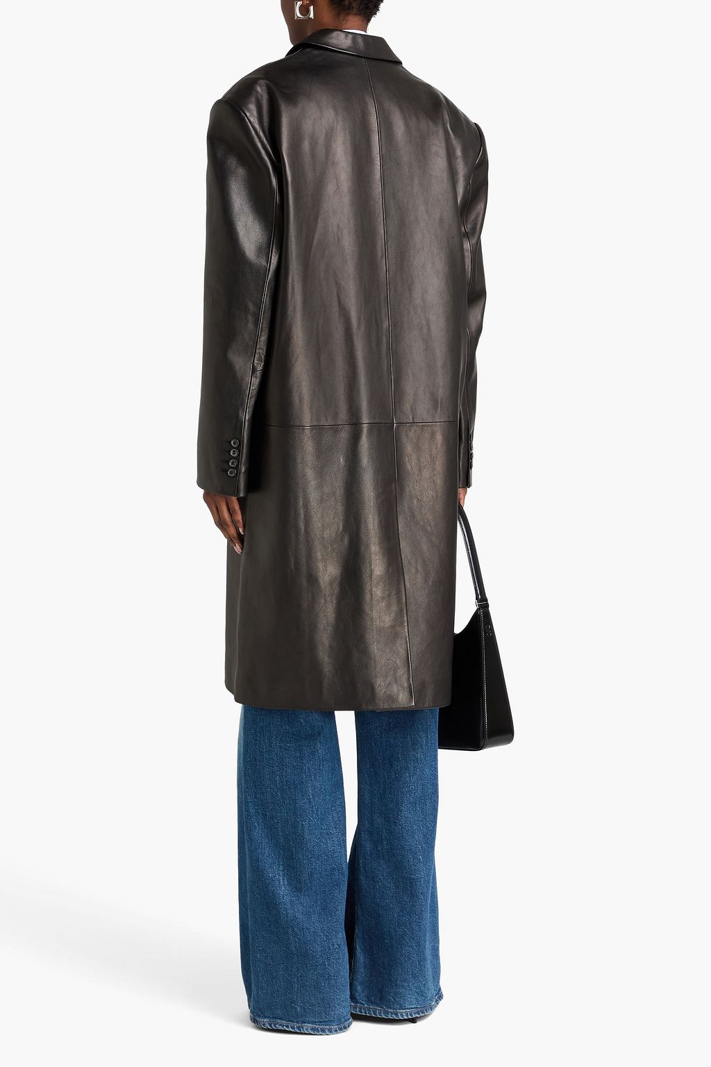 MAGDA BUTRYM Oversized leather coat